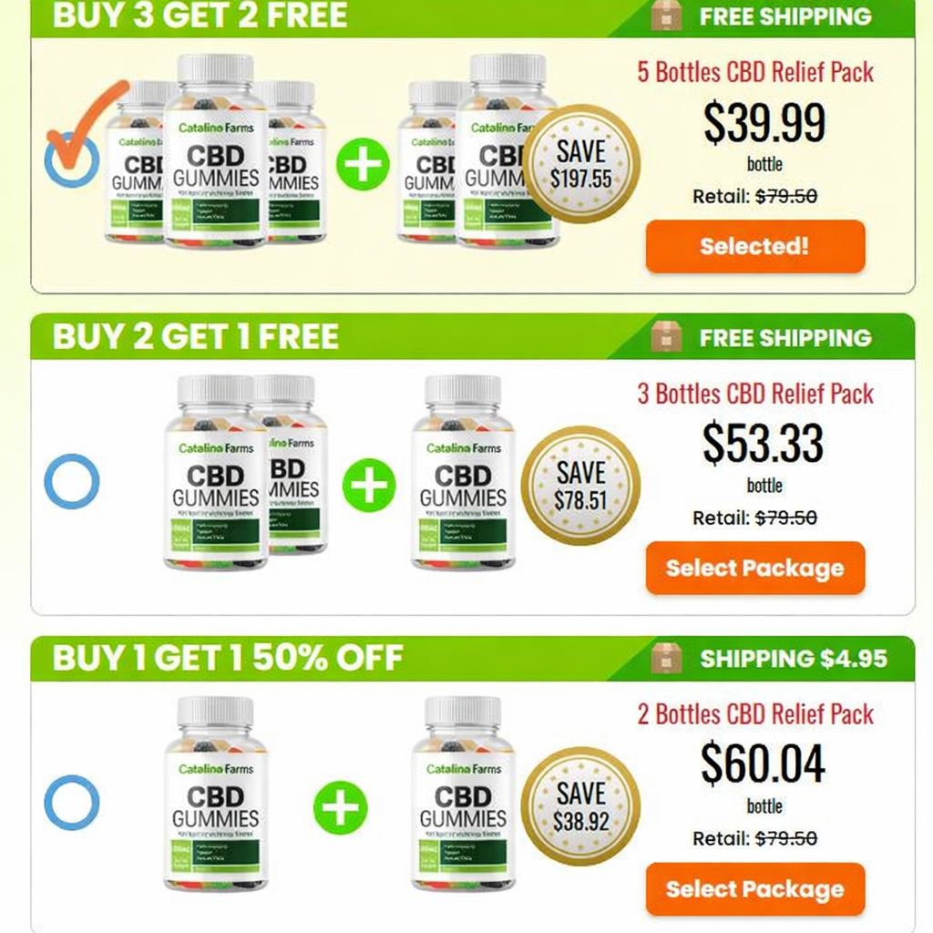 Catalina Farms CBD Gummies